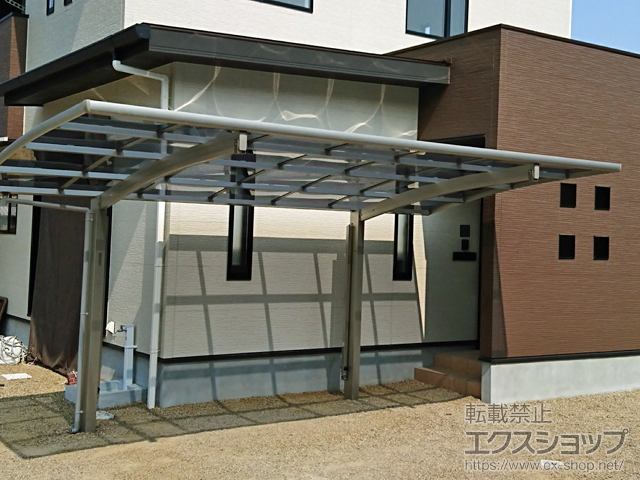 長崎県諫早市ののカーポート レイナポートグラン　積雪〜20cm対応 施工例