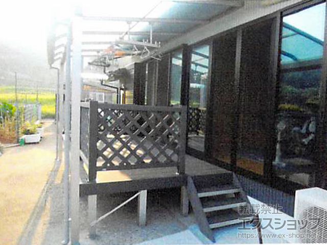 長崎県平戸市ののウッドデッキ リウッドデッキ 200 施工例
