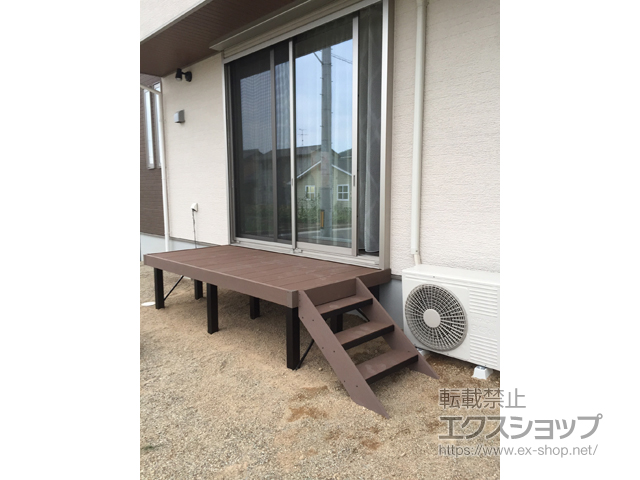 岐阜県各務原市ののウッドデッキ マージウッドデッキ 施工例