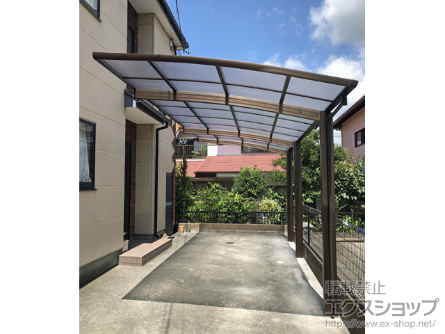 静岡県静岡市ののカーポート レイナポートグラン 延長　積雪〜20cm対応 施工例