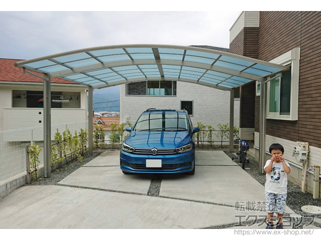 静岡県静岡市ののカーポート レイナツインポートグラン　積雪〜20cm対応 施工例