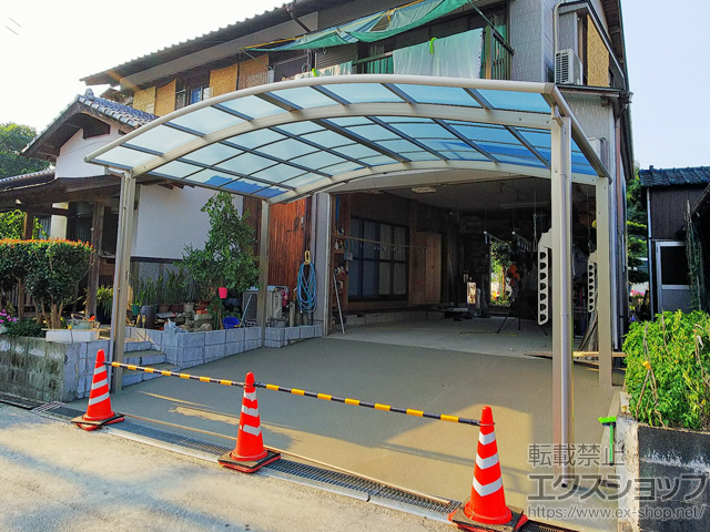 福岡県朝倉郡筑前町ののカーポート レイナツインポートグラン　積雪〜20cm対応 施工例