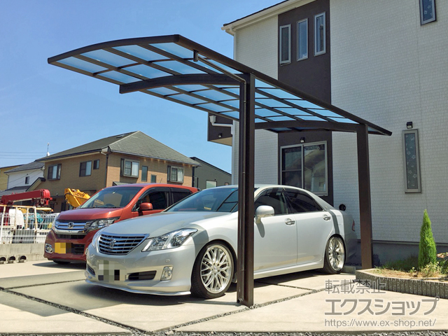 広島県廿日市市ののカーポート レイナポートグラン　積雪〜20cm対応 施工例