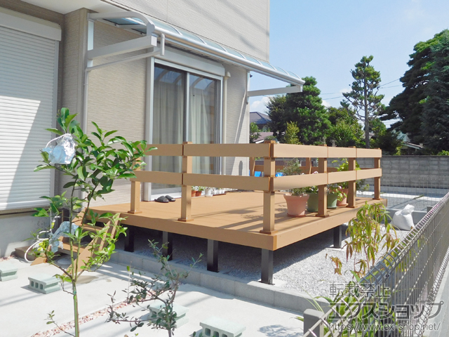 東京都東京都八王子市並木町ののウッドデッキ リウッドデッキ 200 施工例