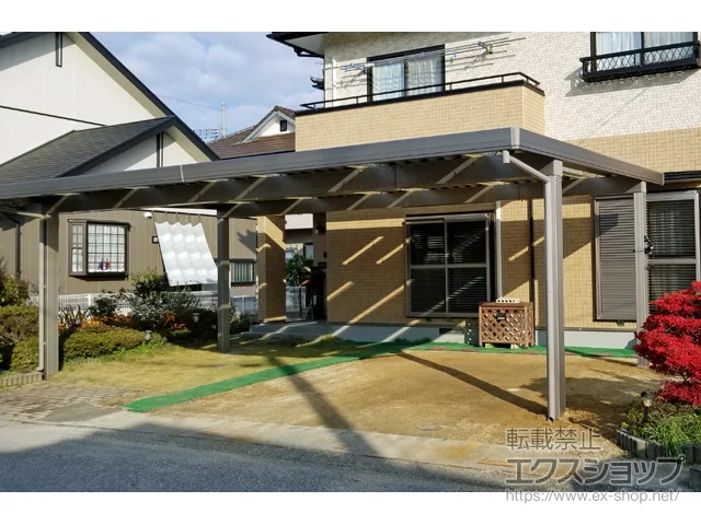 ���쌧���ܖ�s��LIXIL ���N�V���i�g�X�e���j�̃J�[�|�[�g �e���I�X�|�[�gIII 1500 3��p �p��4�{�d�l �ϐ�`50cm�Ή� �{�H��