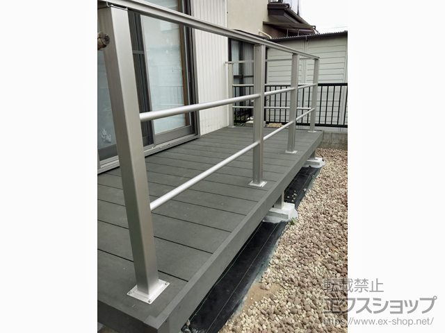 茨城県取手市ののウッドデッキ リウッドデッキ 200 施工例