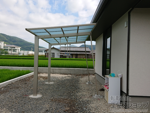 徳島県美馬市ののカーポート エフルージュグラン　積雪〜20cm対応 施工例