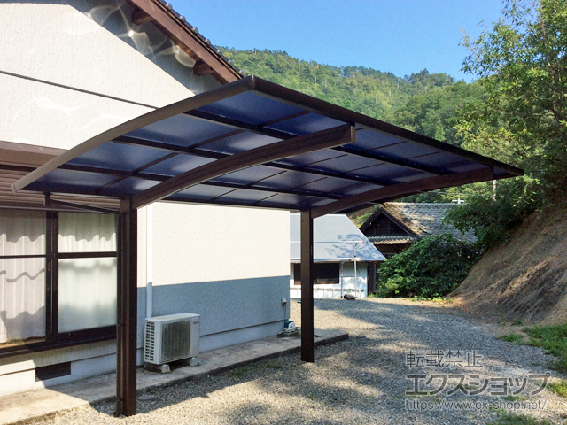 宮崎県東臼杵郡美郷町ののカーポート レイナポートグラン　積雪〜20cm対応 施工例