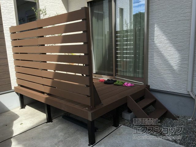 兵庫県神戸市ののウッドデッキ マージウッドデッキ 施工例