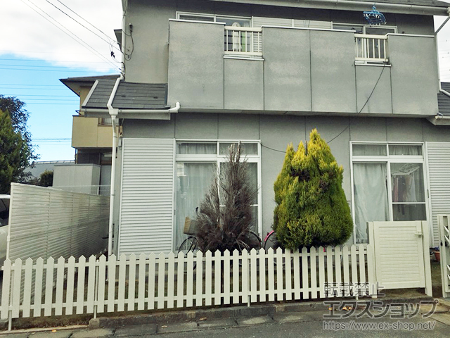 山梨県甲斐市ののフェンス・柵 アメリカンフェンス1型 フリーポールタイプ 施工例