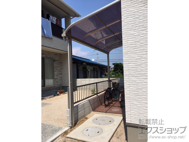 岡山県岡山市ののテラス屋根 ヴェクターテラス R型 テラスタイプ 単体 積雪〜20cm対応 施工例