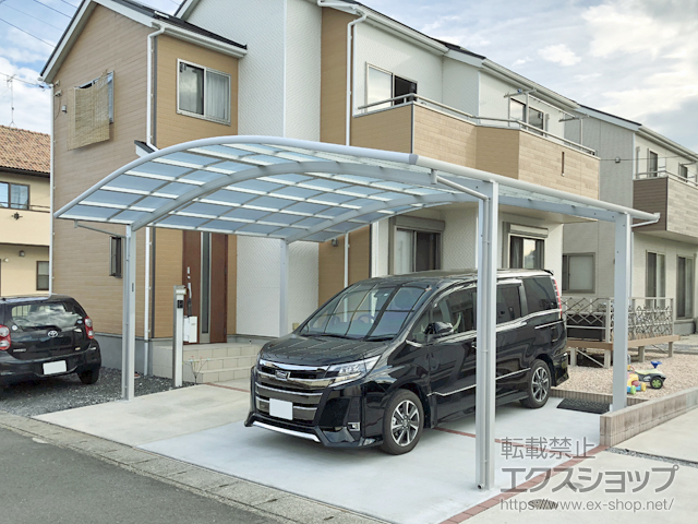茨城県古河市ののカーポート レイナツインポートグラン　積雪〜20cm対応 施工例