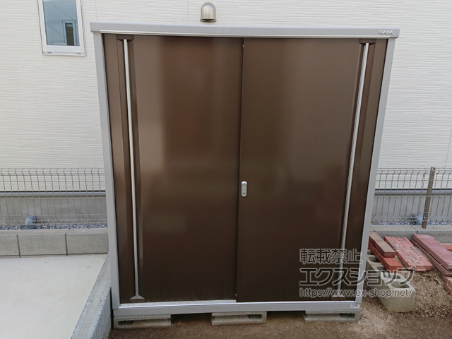 埼玉県南埼玉郡宮代町のの物置・屋外倉庫 シンプリー 一般型 1740×905×1903 MJX-179E-P-TB 施工例