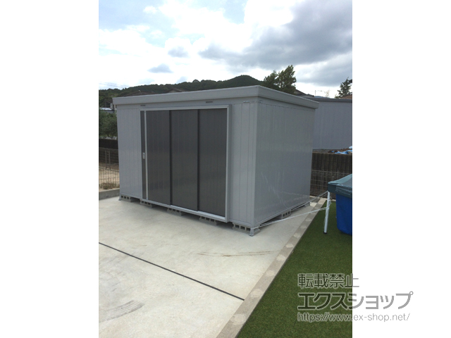 佐賀県西松浦郡有田町のの物置・屋外倉庫 ネクスタ 一般型 3470×2210×2075（NXN-77S） NXN-77S-PG 施工例