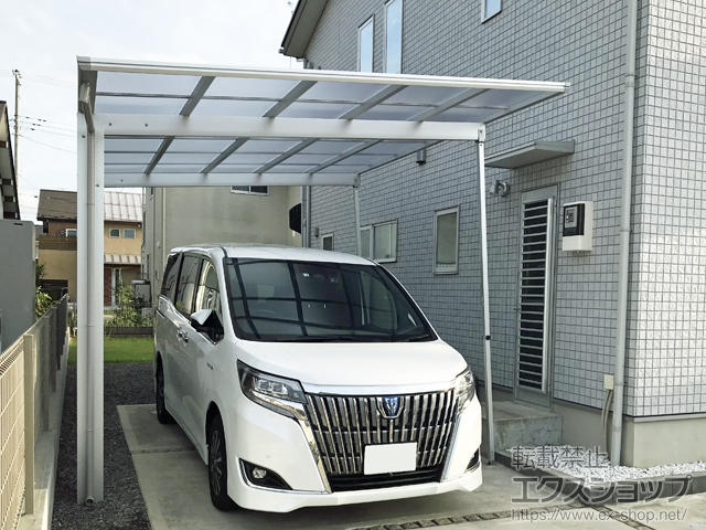 茨城県つくばみらい市ののカーポート エフルージュグラン　積雪〜20cm対応 施工例