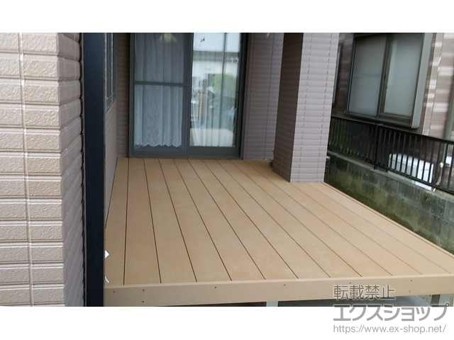 熊本県八代市ののウッドデッキ リウッドデッキ 200 施工例