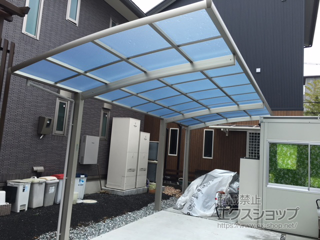 静岡県静岡市ののカーポート レイナポートグラン 延長　積雪〜20cm対応 施工例