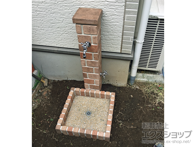 東京都小平市のの立水栓・ガーデンシンク ネオキャスティ #01 施工例