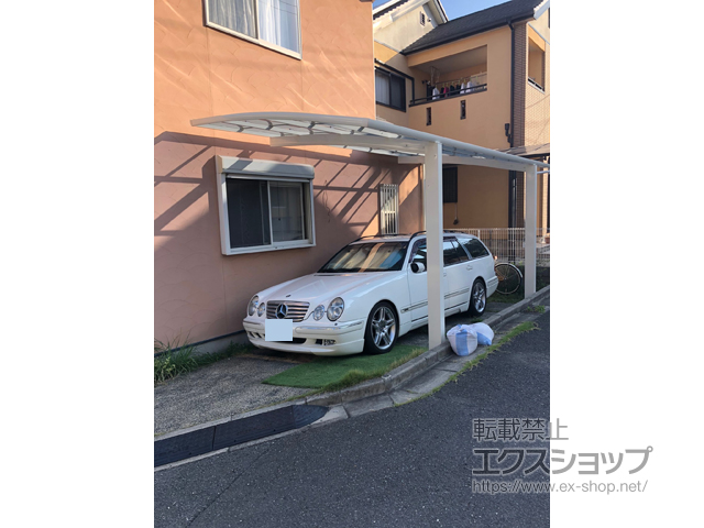 大阪府東大阪市ののカーポート レイナポートグラン　積雪〜20cm対応 施工例