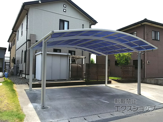 群馬県桐生市ののカーポート レイナツインポートグラン　積雪〜20cm対応 施工例