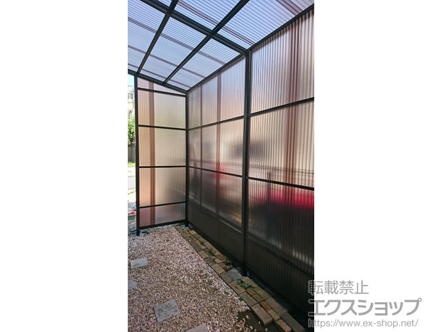 東京都町田市ののストックヤード ストックヤードII 両袖タイプ 積雪〜20cm対応 施工例