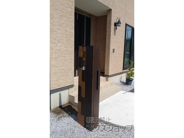 群馬県渋川市のの機能門柱・ポスト セレージュ 施工例