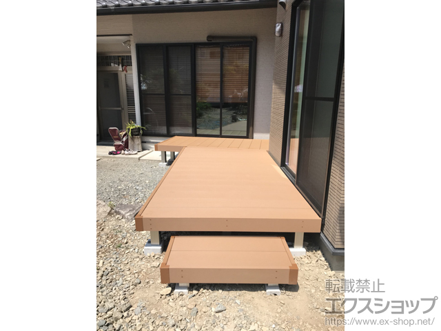 岐阜県下呂市ののウッドデッキ リウッドデッキ 200 施工例