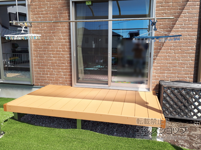 静岡県富士市ののウッドデッキ リウッドデッキ 200 施工例