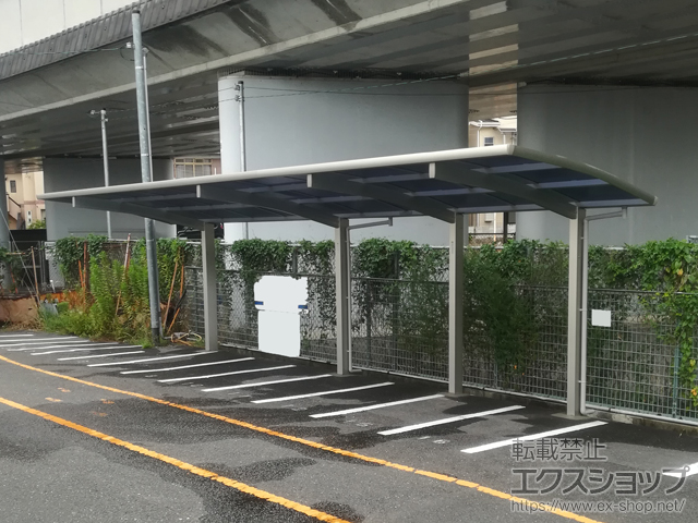 京都府京都市ののサイクルポート・駐輪場 レイナポートグランミニ 縦連棟積雪〜20cm対応 施工例