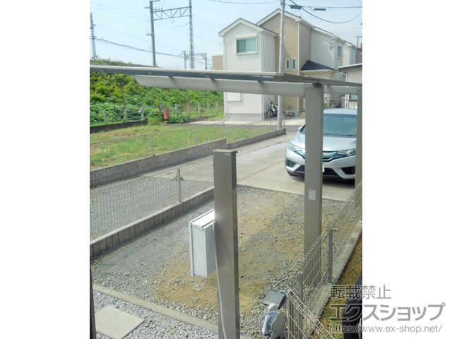 神奈川県足柄上郡開成町ののカーポート ソリッドポート 積雪〜20cm対応 施工例