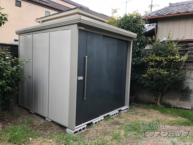 京都府向日市のの物置・屋外倉庫 Mr.ストックマンダンディ 一般型 2200×2290×2110 ND-2222-J 施工例