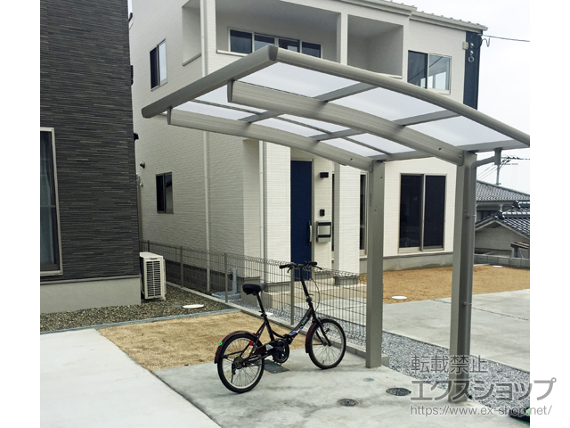 大分県大分市ののサイクルポート・駐輪場 プレシオスポート ミニ 積雪〜20cm対応 施工例