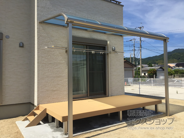 佐賀県唐津市ののウッドデッキ リウッドデッキ 200 施工例