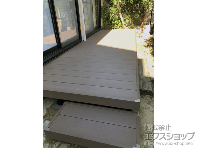 大阪府箕面市ののウッドデッキ リウッドデッキ 200 施工例