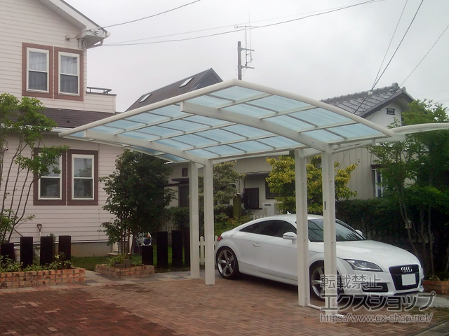 埼玉県深谷市ののカーポート レイナポートグラン　積雪〜20cm対応 施工例