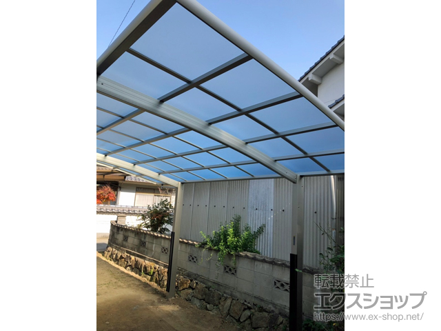 広島県福山市ののカーポート レイナポートグラン　積雪〜20cm対応 施工例