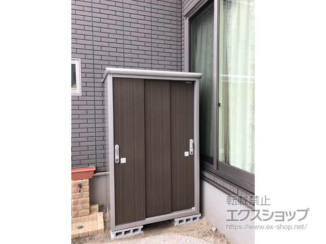 福岡県福岡市のの物置・屋外倉庫 エスモ 一般型 1200×750×1959（ESE-1207A） ESE-1207A-SM 施工例