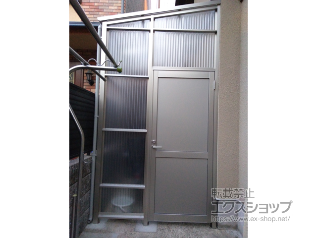 京都府京都市ののストックヤード ストックヤードII 片側ドア付きタイプ 積雪〜20ｃｍ対応 施工例