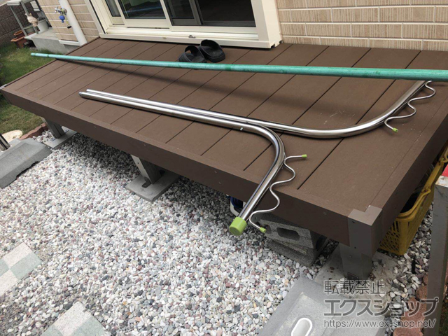 東京都東久留米市ののウッドデッキ マージウッドデッキ 施工例