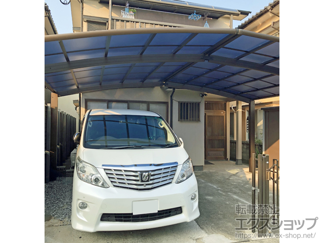 福岡県北九州市ののカーポート レイナポートグラン M合掌　積雪〜20cm対応 施工例