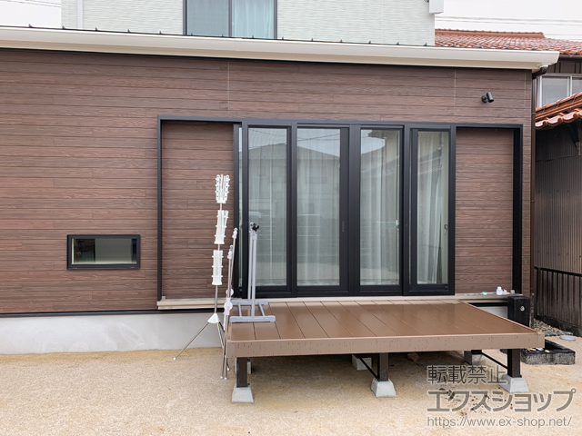 広島県三次市ののウッドデッキ マージウッドデッキ 施工例