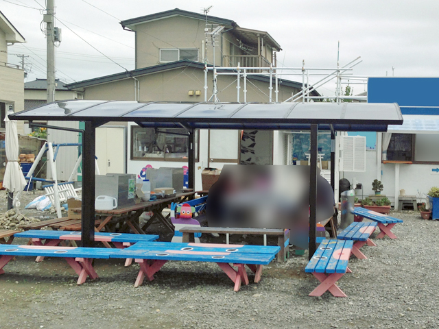 宮城県東松島市ののカーポート プレシオスポート ワイド 積雪〜20cm対応 施工例