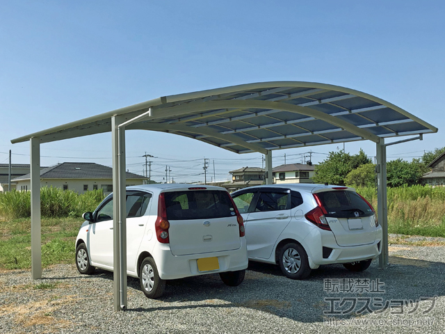 熊本県玉名市ののカーポート プレシオスポート ワイド 積雪〜20cm対応 施工例