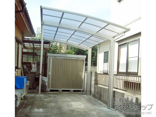 群馬県桐生市ののカーポート レイナポートグラン　積雪〜20cm対応 施工例