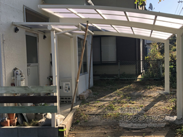 千葉県千葉市ののテラス屋根 ヴェクターテラス F型 テラスタイプ 単体 積雪〜20cm対応 施工例