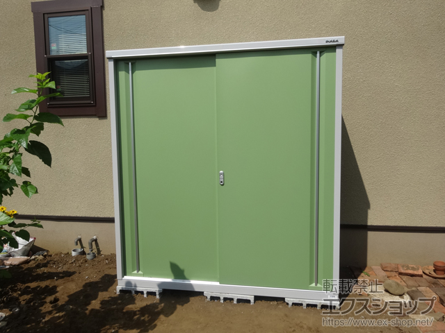 東京都西東京市のの物置・屋外倉庫 シンプリー 一般型 1740×755×1903 MJX-177E-P-LG 施工例