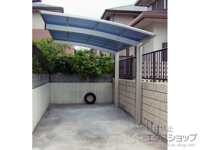 大阪府泉南郡熊取町ののカーポート プレシオスポート 積雪〜20cm対応 施工例