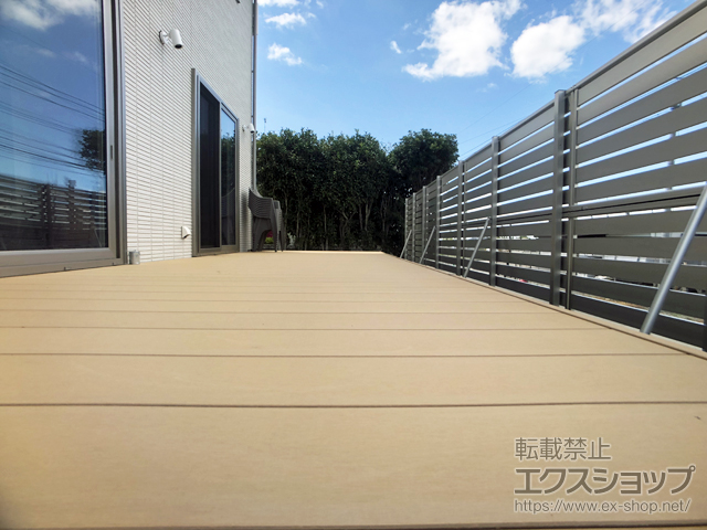 熊本県菊池郡大津町ののウッドデッキ リウッドデッキ 200 施工例