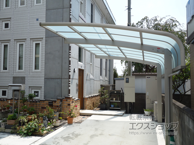 茨城県水戸市ののカーポート レイナキャップポートグラン　積雪〜20cm対応 施工例