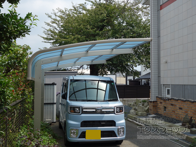 茨城県水戸市ののカーポート レイナキャップポートグラン　積雪〜20cm対応 施工例